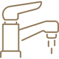 Plumbing fixture & repair icon